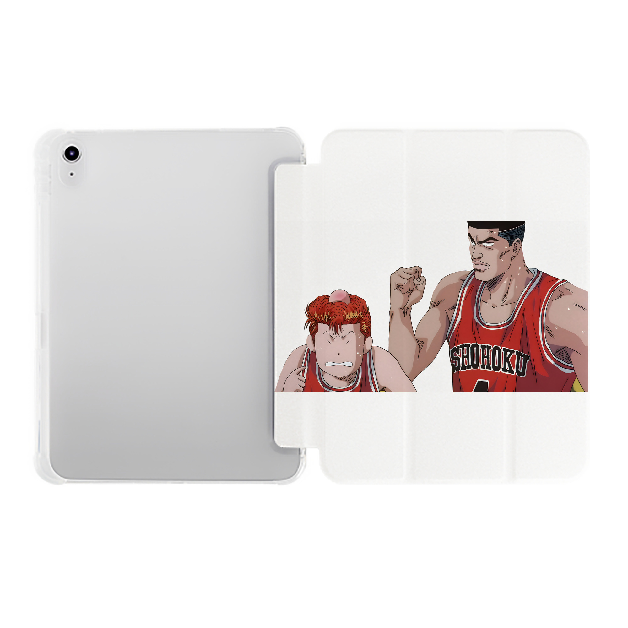 （画像用） SLAM DUNK／スラムダンク IPad ケース ペン収納付き 三つ折りスタンド PUレザー×シリコン 対応機種9.5/10.5/10.9インチ